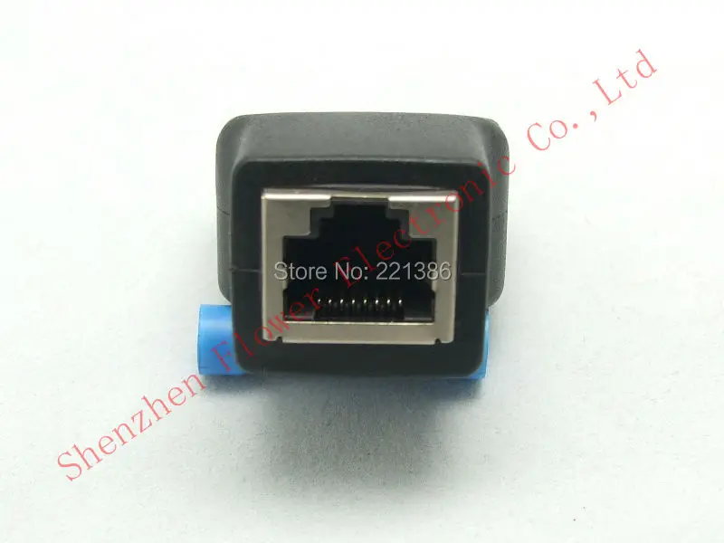 RJ45 пружинный терминальный адаптер гнездовой 8 контактный разъем сплиттер|spring