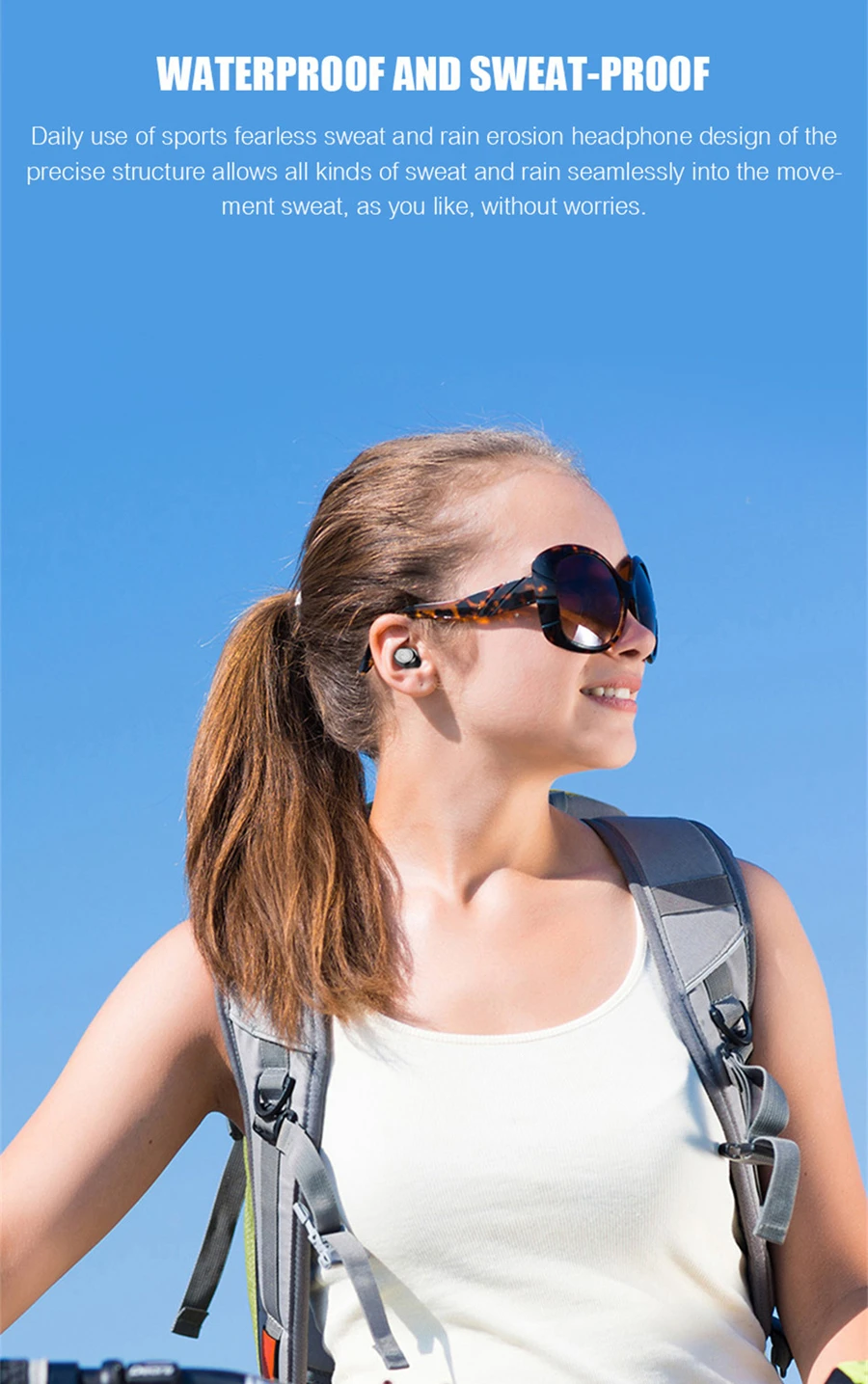 Wireless Earphones F9 TWS stereo auriculares bluetooth HIFI bass IPX7 waterproof 2000mAh charging box sports Bluetooth Earphone