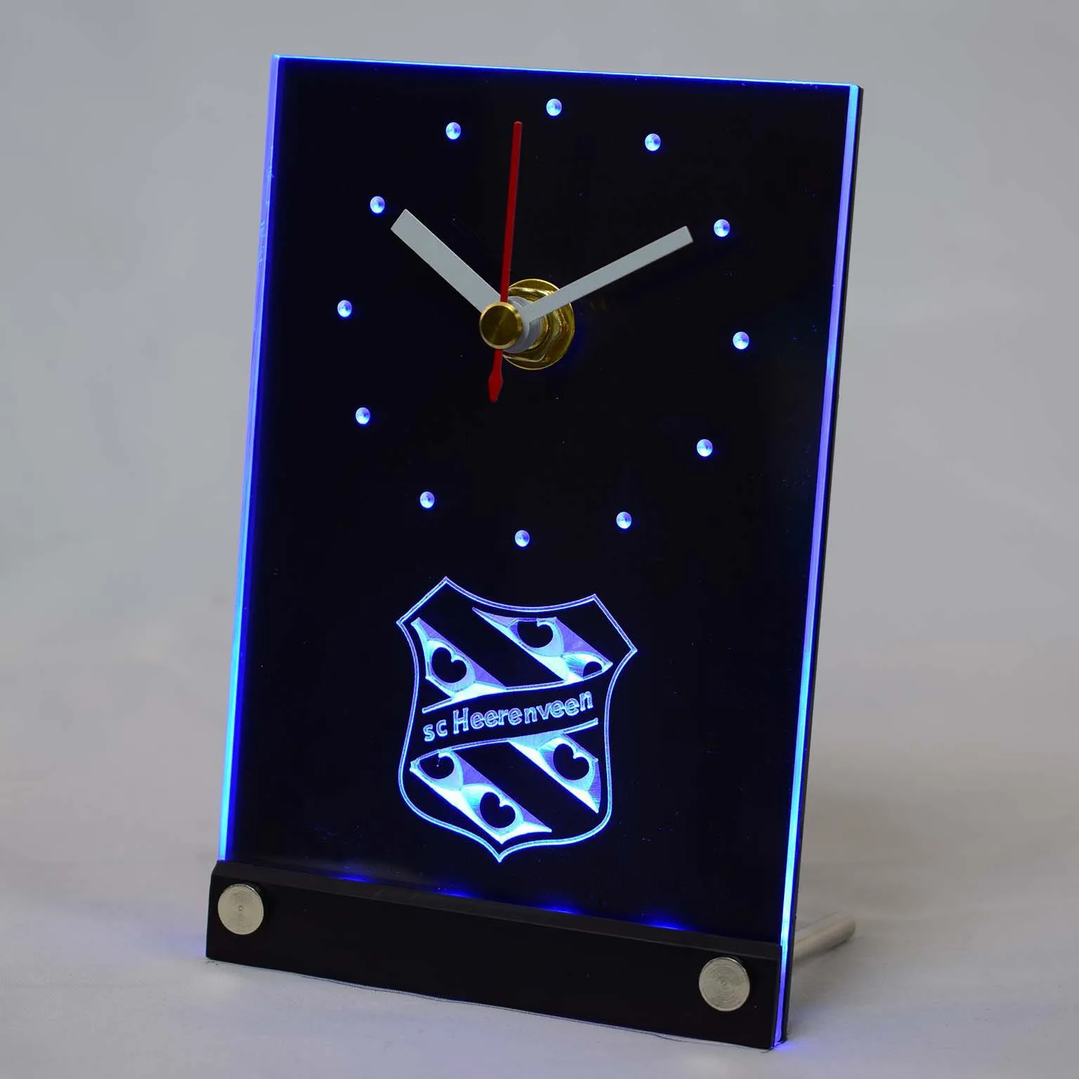 Tnc1018 SC Heerenveen Эредивизи футбол 3D LED настольные часы|3d led clock|3d clockclock 3d |