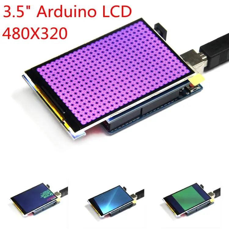 Бесплатная доставка! 10 шт./лот ЖК модуль 3 5 дюймовый TFT экран &quotдля Arduino UNO R3 плата и