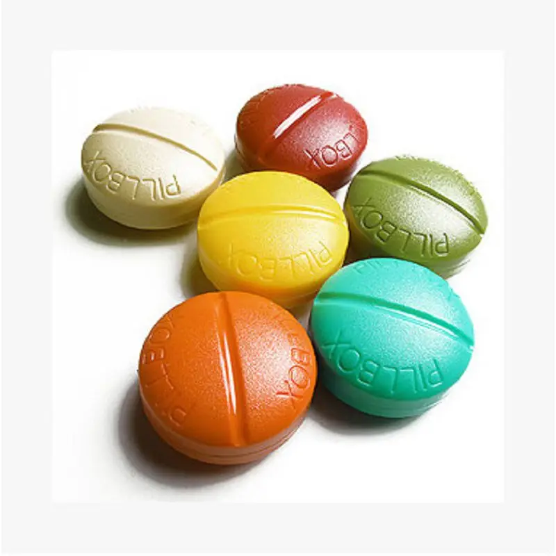 Витаминные таблетки коробка для таблеток органайзер косметики с четырьмя