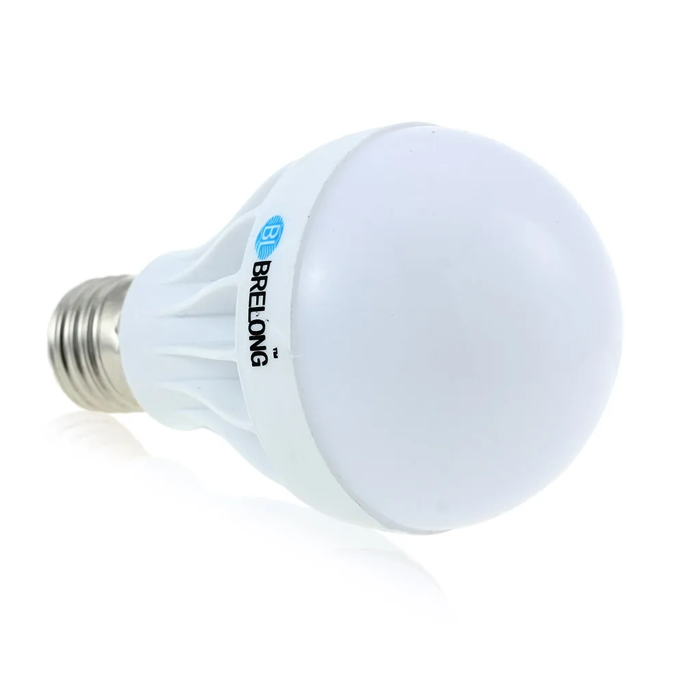 BRELONG 6 шт. E27 9 Вт 18x5630SMD 810LM 6000 6500 К теплый белый светодиодный глобус шарика (6 170 240