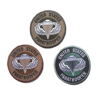 3d embroidery patches armband loop and hook united states paratroopers patches embroidery patches