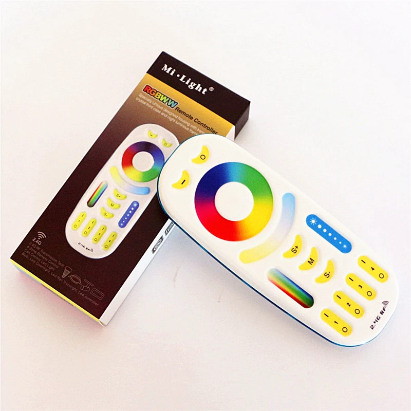 1 шт. беспроводная Светодиодная лампа 2 4G с 4 зонным сенсорным экраном|led remote