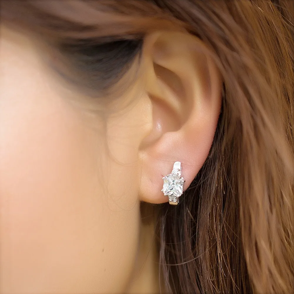 3 Colors Fine Jewelry Alloy With Imitate Crystal Beads Red White Color Long stud Earrings For Women EH1069 | Украшения и