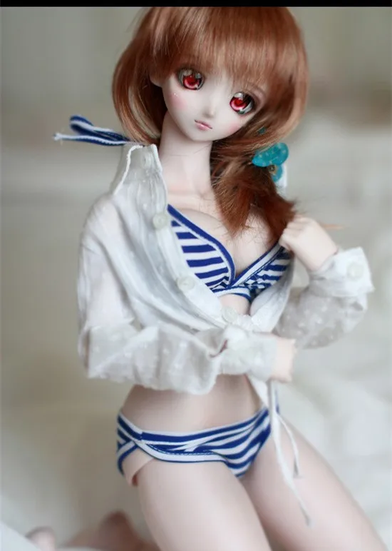 BJD кукла сексуальная белая высокая талия рубашка для 1/4 1/3 SD16 DD DY кукольная одежда