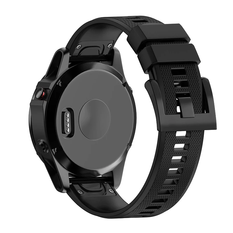 26 мм/22 мм силиконовый ремешок для наручных часов Garmin Fenix 5X 5 5S Plus 3 3HR D2 S60 Quick Release Easyfit