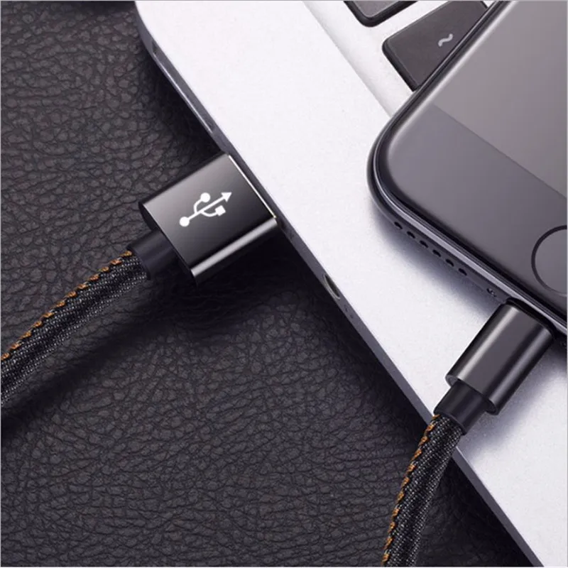 2 м микро USB кабель 2.4A нейлон Быстрая зарядка для передачи данных samsung Xiaomi LG