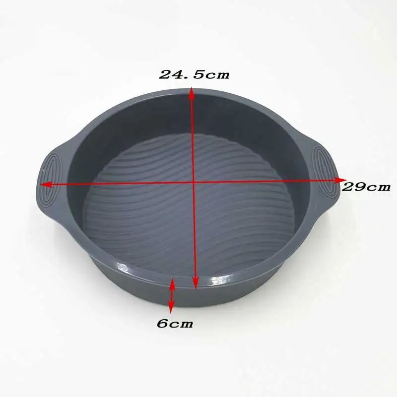 ANDES кухня большая и красивая круглая форма 3D diy силиконовая для торта жаропрочные