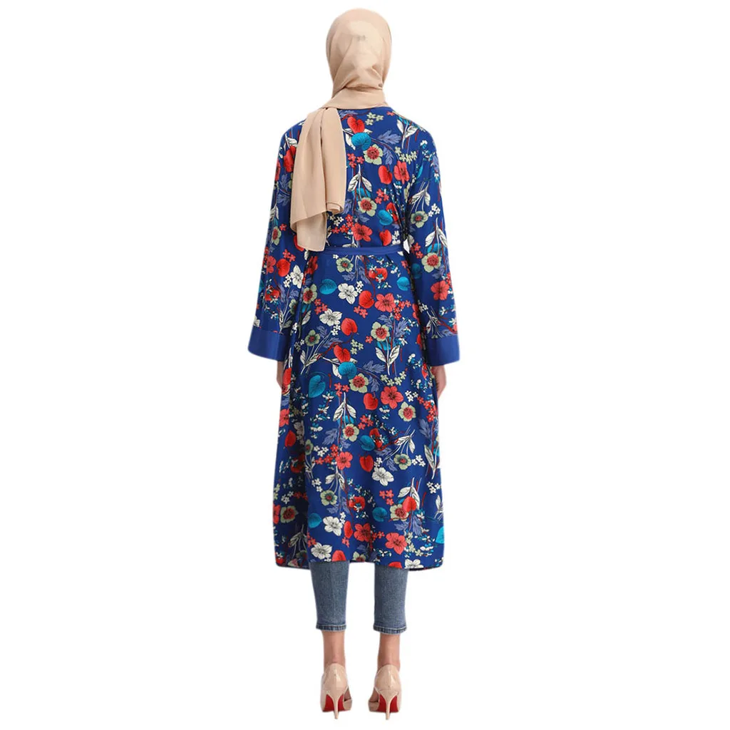 Женское длинное платье-Кафтан Abaya свободное платье в арабском и мусульманском