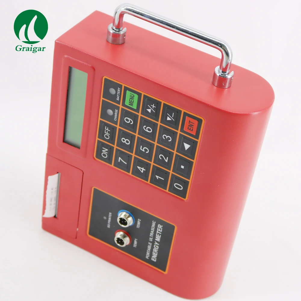 

in stock New Portable Ultrasonic Flow Meter TUC-2000E Flowmeter Temperature/Heat Meter with Medium transducer TM-1