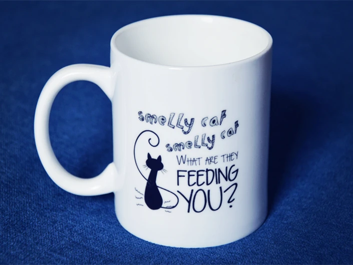 

Friends tv show smelly cat what are they feeding you phoebe mug cup