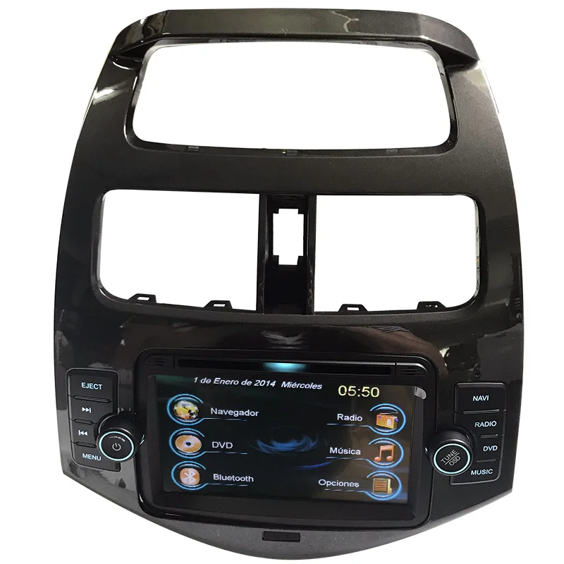 Высокое качество автомобильный DVD gps навигационный плеер Автомобильный стерео AM FM USB подходит для CHEVROLET Spark 2010-14 радио головное устройство автомобильная система
