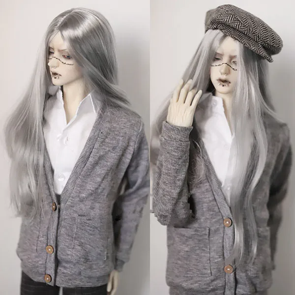 BJD кукольная нить V пальто кардиган для 1/3 1/4 SD MDD Размер куклы серый цвет