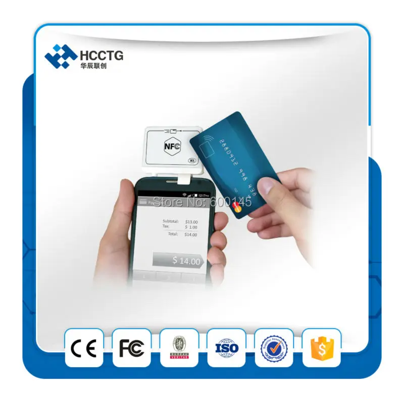 3 5 мм аудио 2 в 1 RFID NFC MPOS мобильный магнитный + кардридер для iOS Android Мобильный Банк и