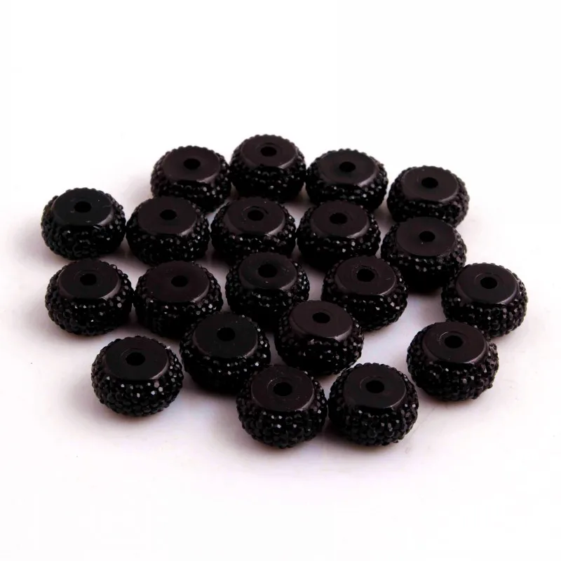 Плоские акриловые бусины для ожерелья круглые толстые 12 мм 200 шт. | Украшения и