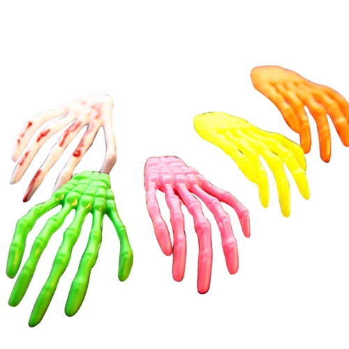 4 шт. Много Зомби Черепа Скелет Руки Кость Коготь Заколки Для Волос Halloween Party