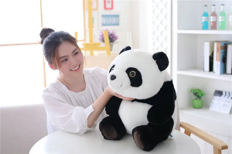 1 шт. 20 см-40 см Kawaii панда плюшевые животные куклы игрушки мягкие милые плюшевые игрушки панда подарки на день рождения Валентина детские игрушки