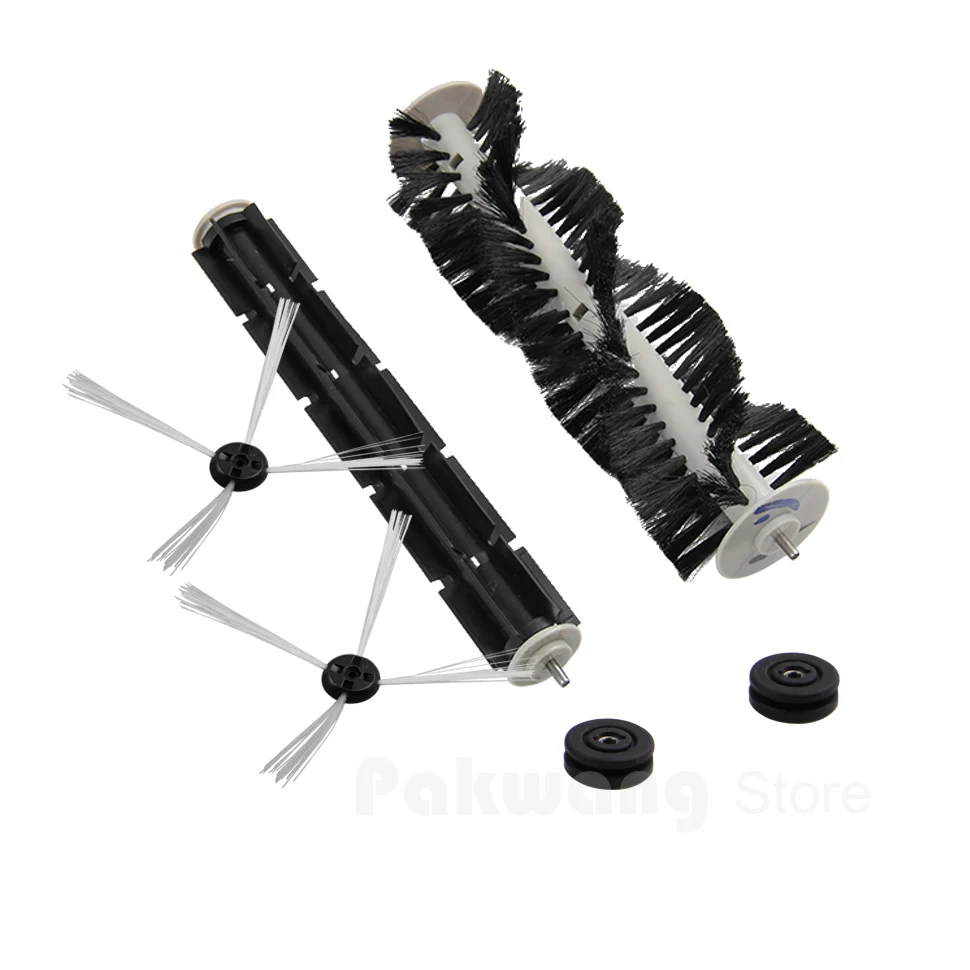 Seebest C565+ Robot vacuum cleaner parts A320 and A325 side brush 2 pcs rubber hair 1 pc Vacuum Parts supply | Бытовая техника