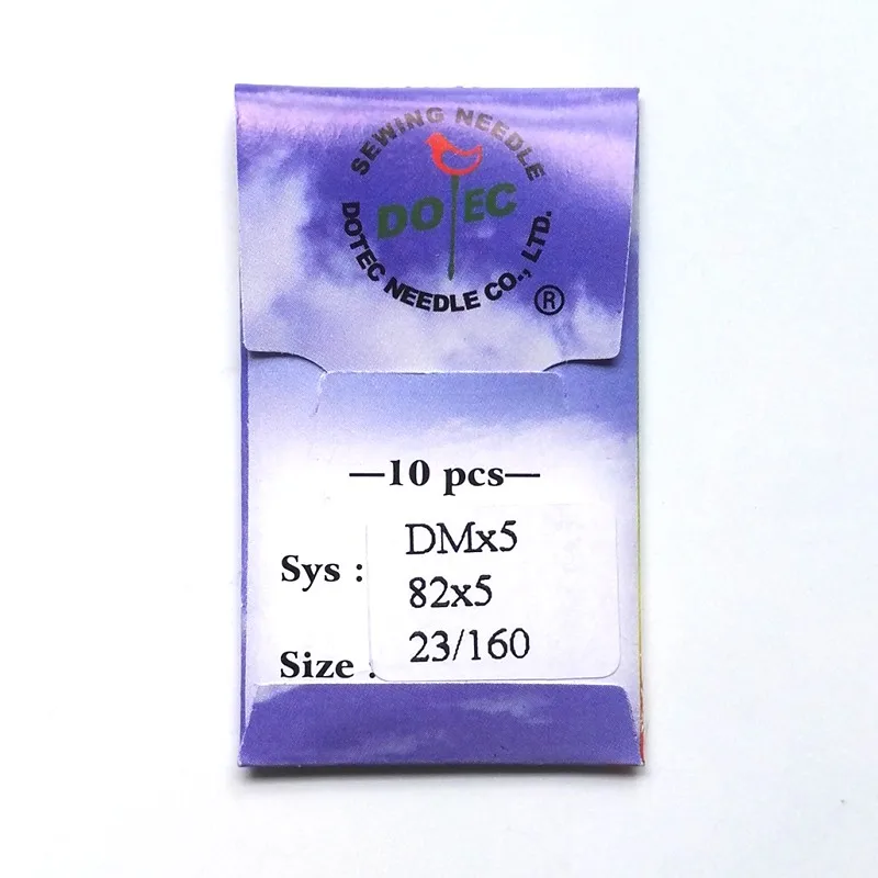 Швейные иглы Dotec 10 шт. DMX5 K60 82X5 сверхмощный оверлок для ковров швейная машина