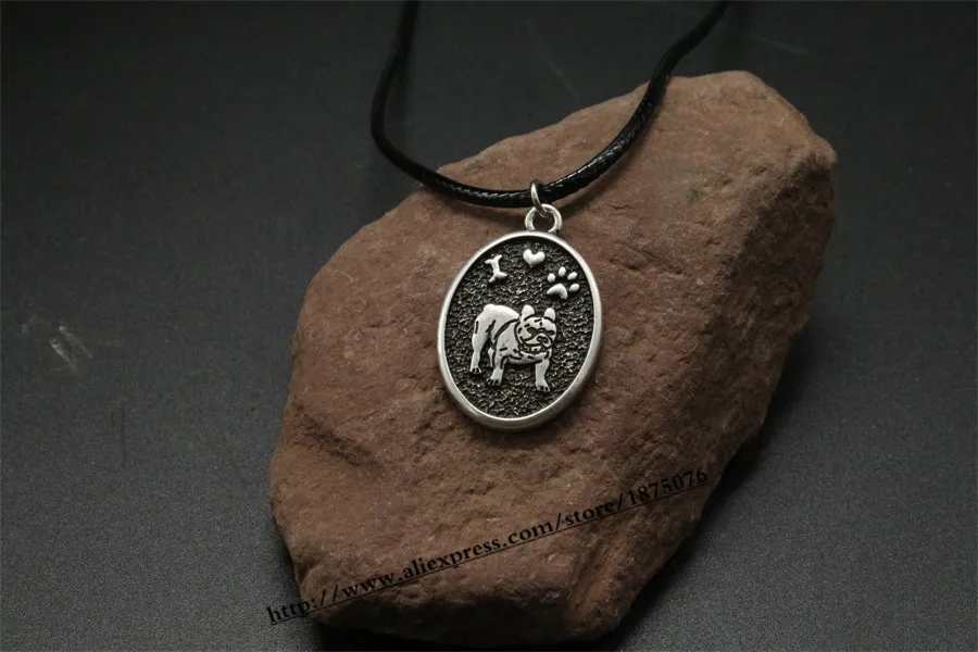 1pcs Free shipping cute dogs pendant Handmade Bulldog jewelry metal necklace gift of love | Украшения и аксессуары