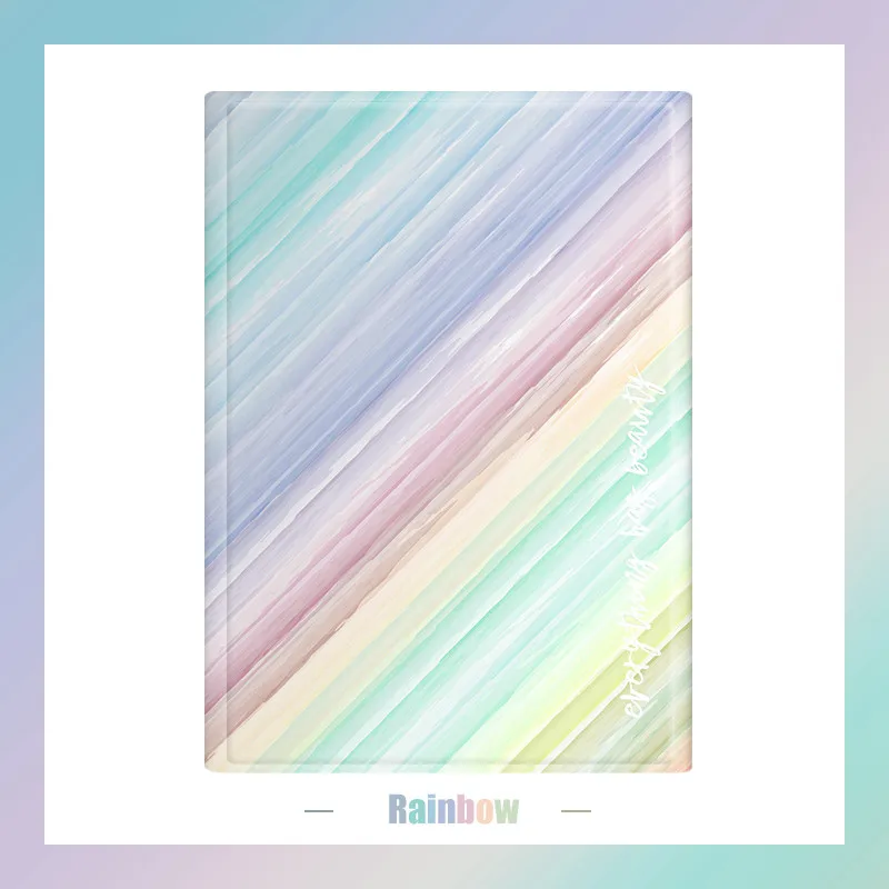 Rainbow Беспроводная Bluetooth клавиатура Мини мраморная PU клавиатура чехол для iPad Air 2 Mini 1 2 3 4 5 9,7 Pro 10,5 11 дюймов - Цвет: Rainbow