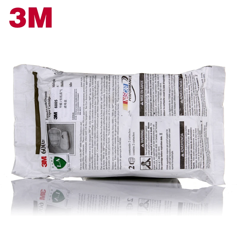 3M 6005 противогаз фильтр картридж 6200/7502 противогаз формальдегид органический пар респиратор украшение промышленной лаборатории