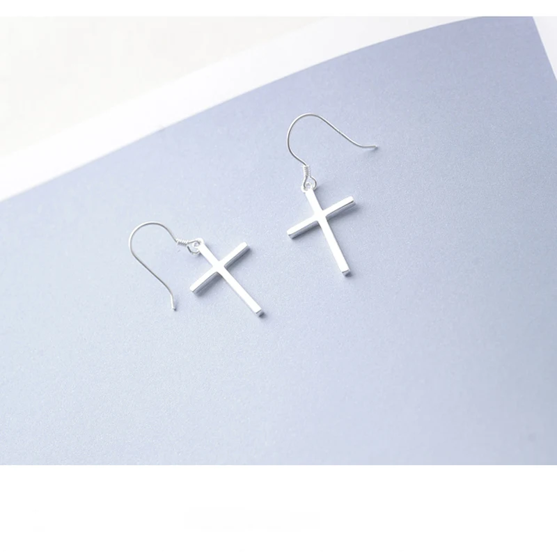 925 sv ювелирные изделия с перекрестными кисточками длинные дизайнерские серьги