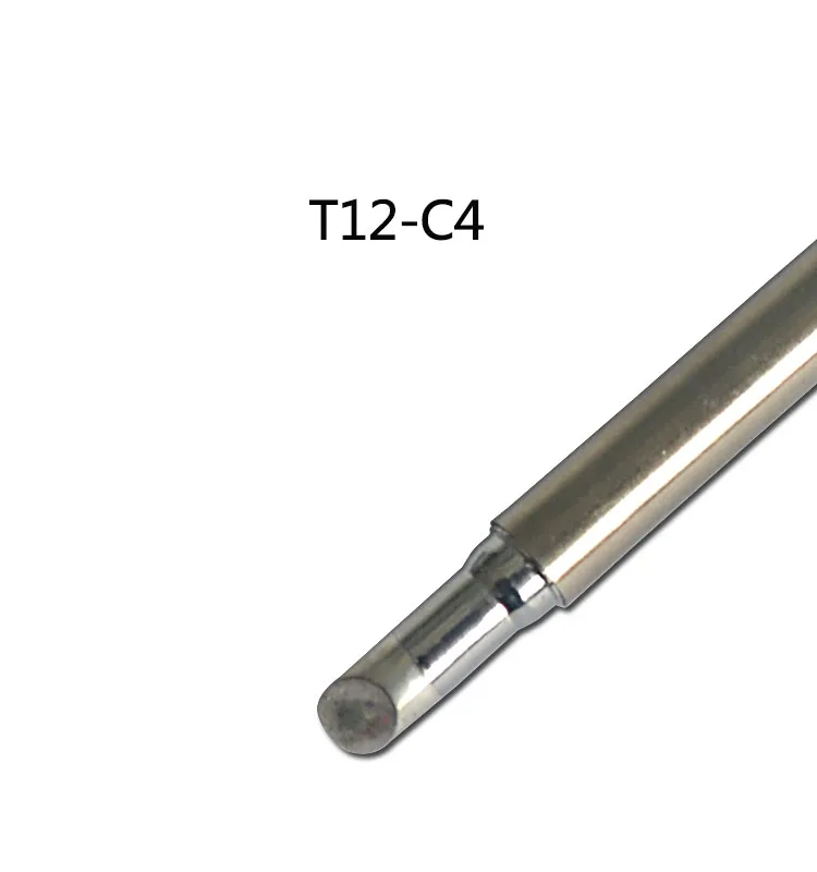 Gudhep T12 Soldering Iron Tips T12-C4 Replacement Tips for FX950 FX951 Soldering Rework Station Gudhep T12 Soldering Iron Tips T12-C4 Replacement Tips for FX950 FX951 Soldering Rework Station