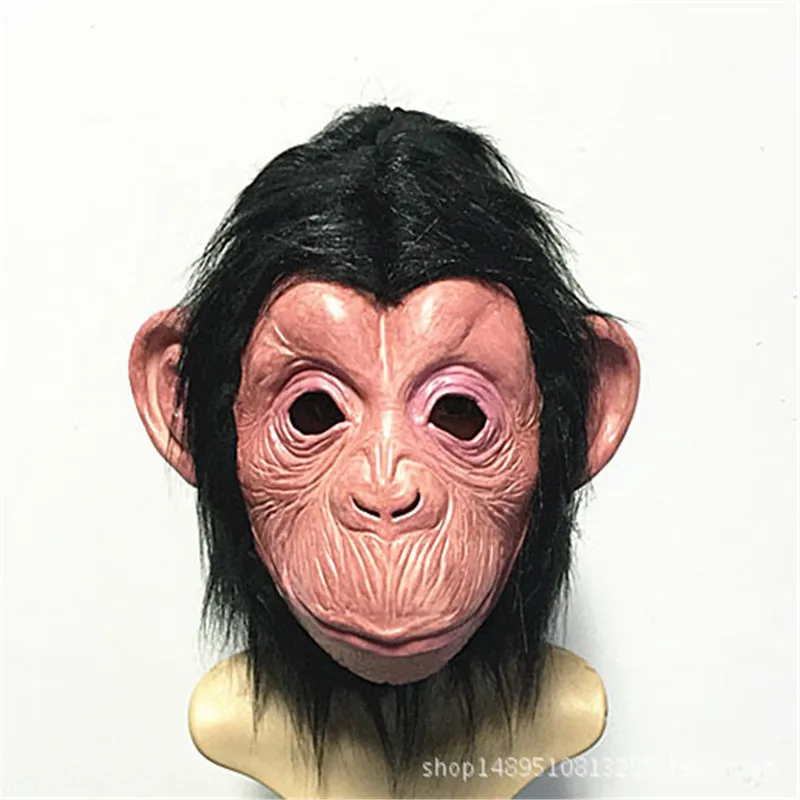 Новая маска для животных Маска единорога взрослых обезьяны на Хэллоуин