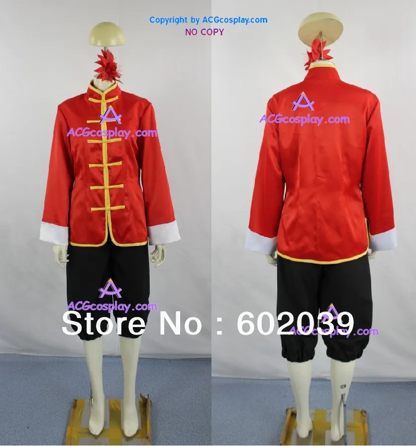 Костюм для косплея Ван Яо из Хеталии Китая с орнаментом волос|cosplay costume|costume