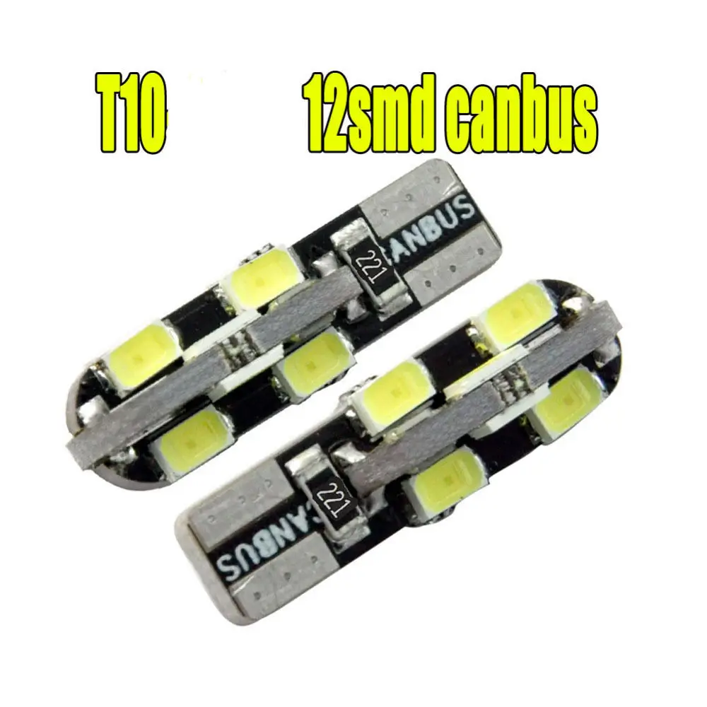 

4 шт. Canbus 6000k белый 5 Вт 12 светодиодный-5730 SMD без ошибок светодиодный номерной знак для Land Rover