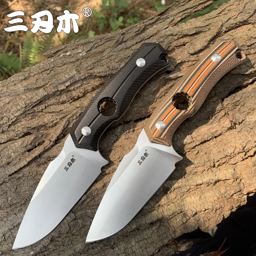 Sanrenmu 4101 карманный нож 12C27 стальной портативный карманный мини-нож для кемпинга EDC Спасательный Инструмент для выживания нож на шпильке