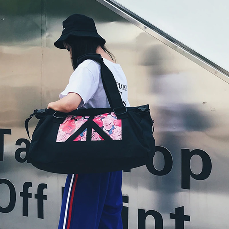 Сумки через плечо с цветочным принтом в стиле хип хоп модные сумки тоут для