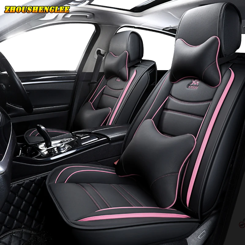 

NEW Luxury leather car seat covers For kia soul morning picanto daewoo lanos nexia toyota aqua aygo zotye t600 car seats protect