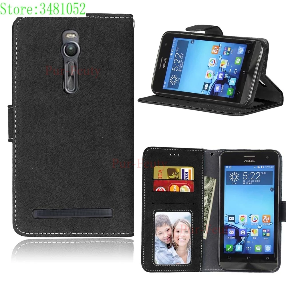 Флип-чехол для телефона для ASUS Z008D Z00AD ZenFone 2 ZenFone2 ZE551ML ZE550ML ZE 551 мл 550 кожаный чехол для ASUS_Z00AD ASUS_Z008D