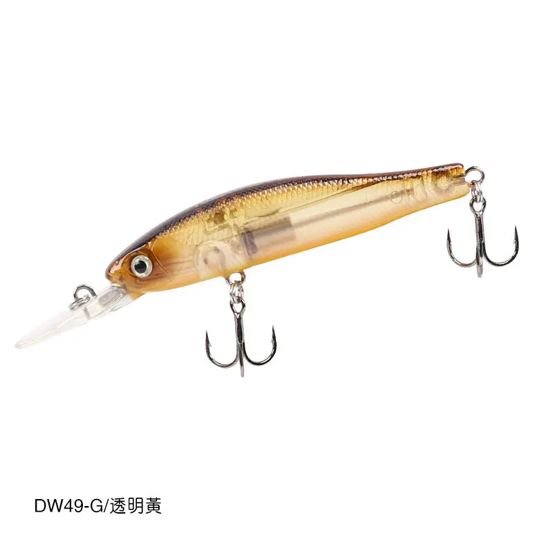 Color G Le Fish TSURINOYA, 65 мм, 5,5 г, подвесная приманка в виде гольяна, длинная литая приманка, имитация рыболовного магнита, центробежная с 3D глазами, DW49 - Цвет: Color G