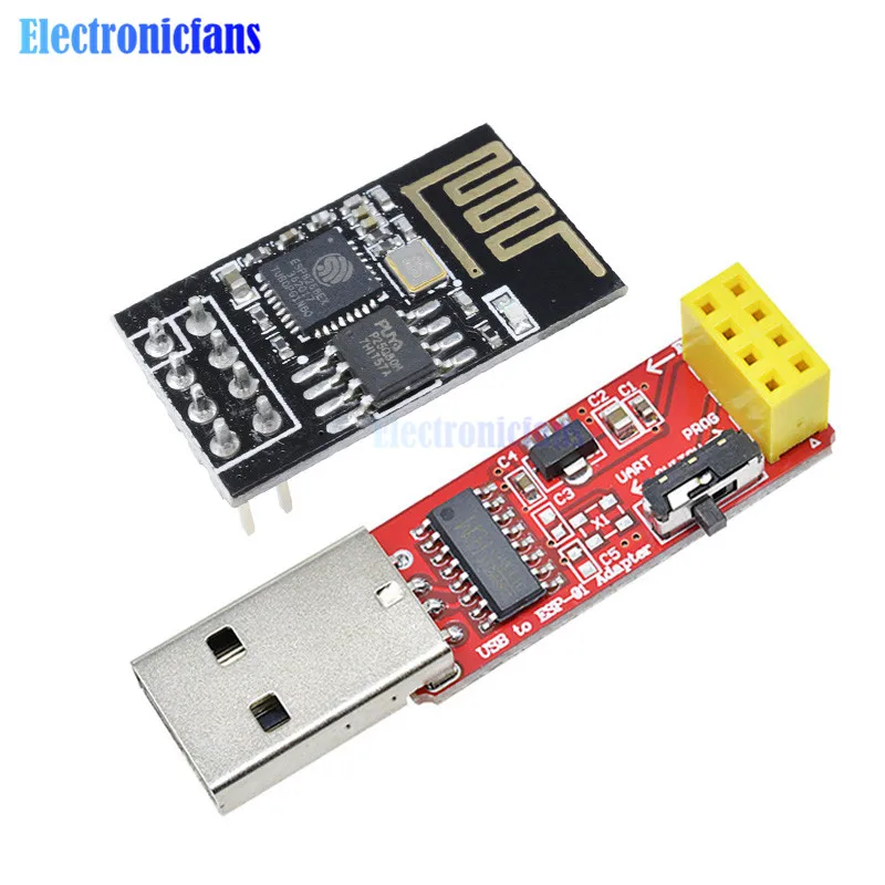 CH340 CH340G USB к ESP8266 ESP-07 ESP-01/01 S беспроводной Wifi разработчик плата модуль Wi-Fi Встроенная антенна к ttl модуль драйвера