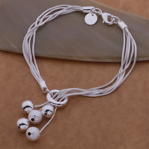 Браслет из серебра AH011 модные ювелирные украшения стерлингового подвесные