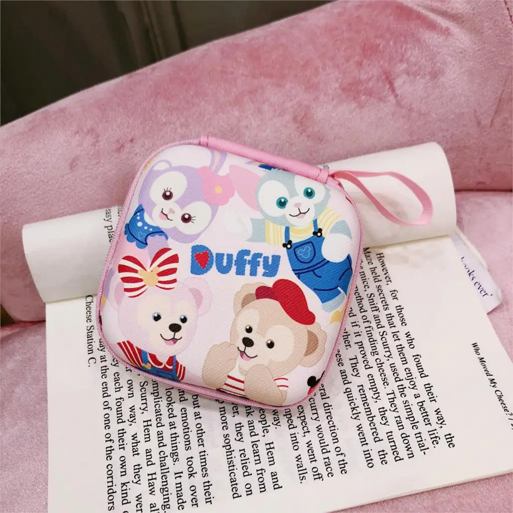 9,4 см* 9,4 см Единорог Мелодия Даффи медведь Cinnamoroll Улица Сезам узор коробка для хранения наушников сумка на молнии