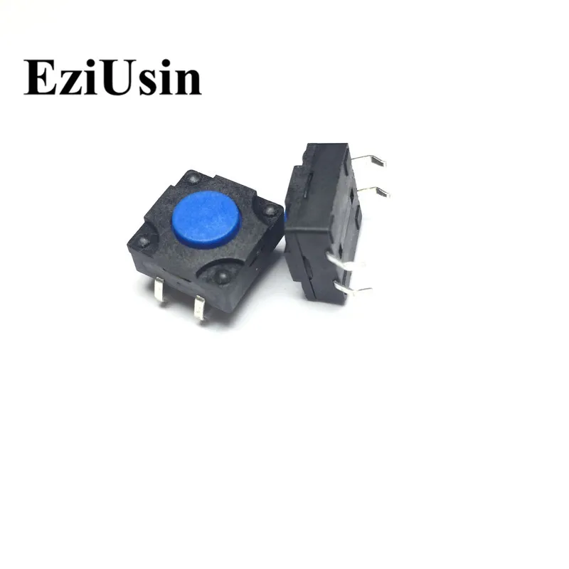 12*12*6 Waterproof 4 Pins DIP Feet Interrupteur PCB Keyboard Touch Micro Switch Mini Blue Button Keys DIY For Maker |