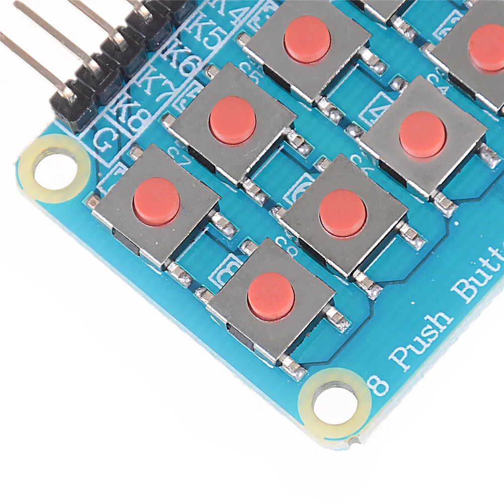 Матрица для клавиатуры 2x4 8 кнопок модуль V1.00 плата клавиш матричная кнопка Arduino AVR