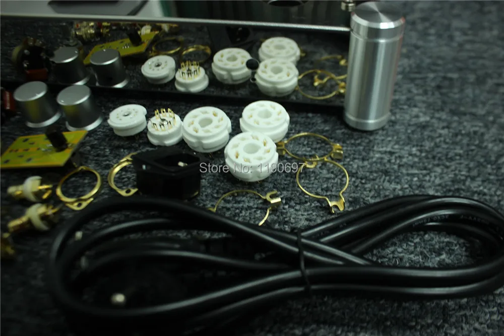 Корпус усилителя из нержавеющей стали перфорированный корпус DIY EL34 + 6N2J 5Z4PJ аудио