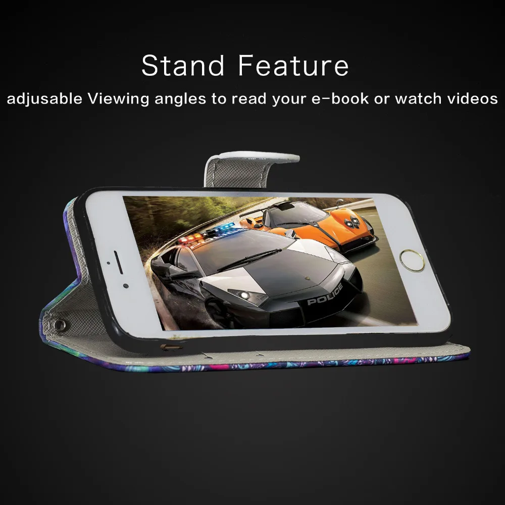 Винтаж искусство 3D окрашенные флип чехол для телефона samsung Galaxy J4 плюс бумажник на