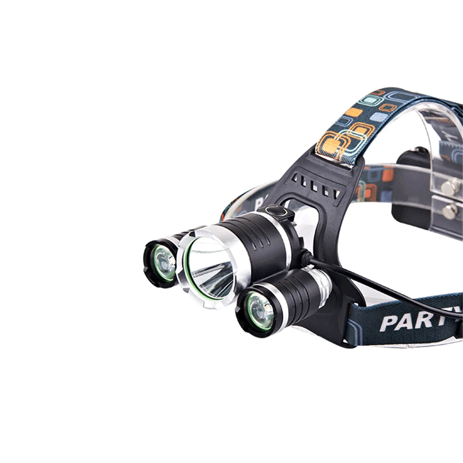 6000lm CREE XML T6 + 2r5 светодиодный фары фара Портативные прожекторы 5 режим Факел EU/US /Car