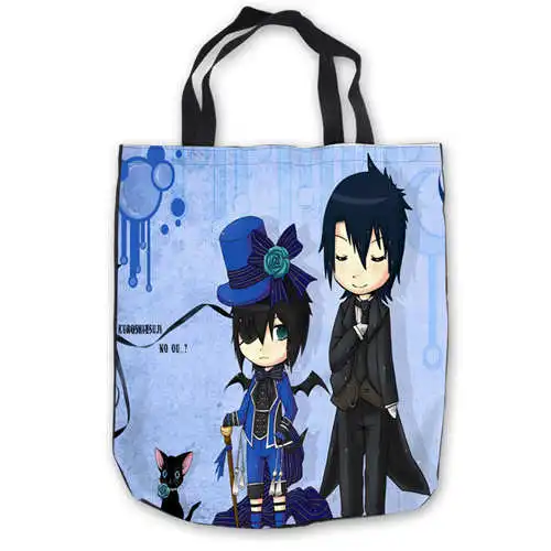 Custom Canvas Kuroshitsuji_The_Black_Butler (1) ручные сумки тоут хозяйственная сумка повседневные