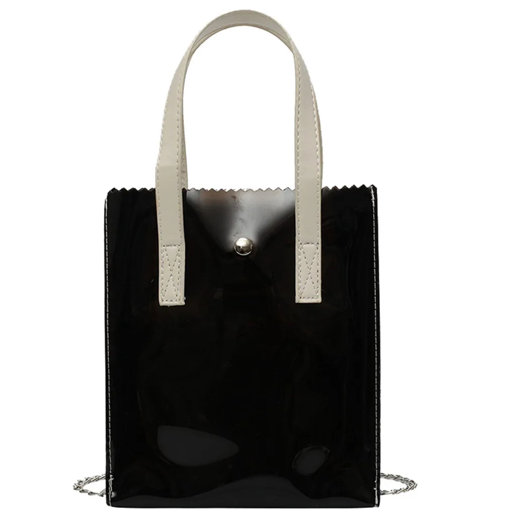 Сумки MOLAVE однотонные женские сумки модные прозрачные с застежкой Диагональная