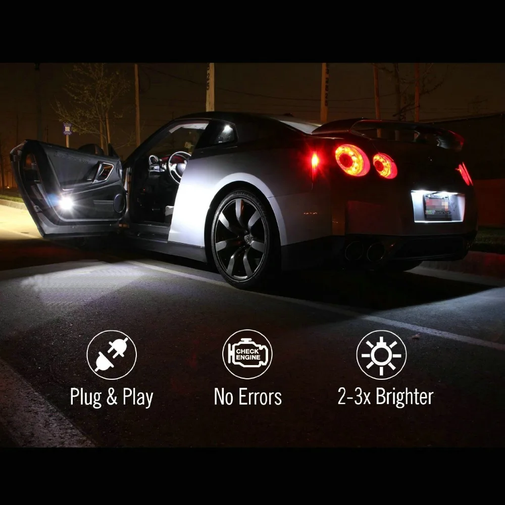 

Led interior lights For Toyota 4runner 2009+ 15pc Led Lights For Cars lighting kit automotive bulbs Canbus