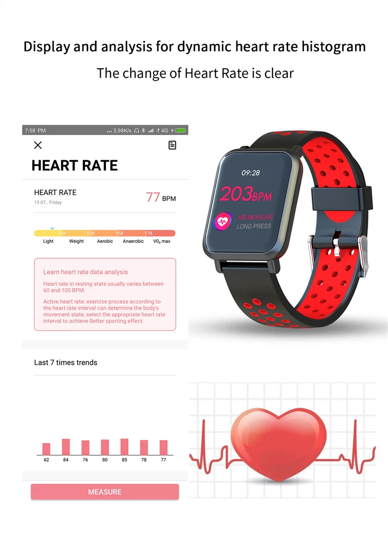 FROMPRO Smartwatch S9 2.5D экран Gorilla glass кровяное Кислородное давление полями IP68 Водонепроницаемый трекер физической активности Смарт часы