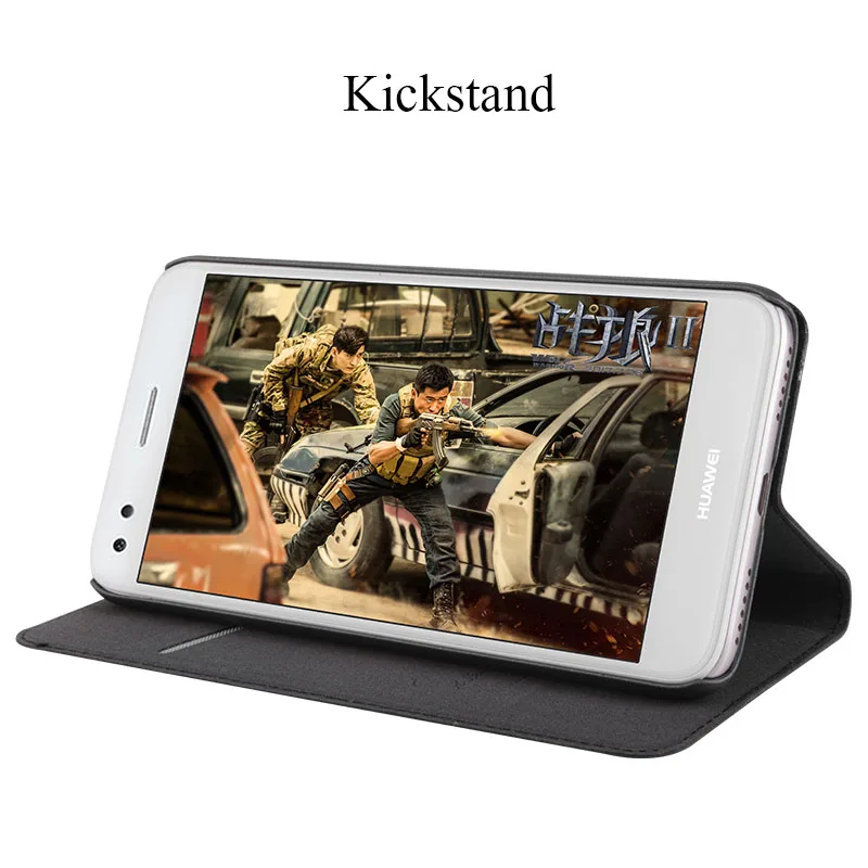 Alivo huawei P Smart Case Роскошные искусственная кожа флип чехол для PSmart телефона